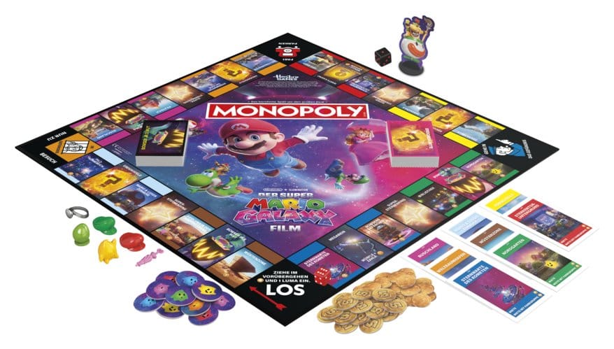 The Super Mario Galaxy Movie Monopoly Board Game *German Version*