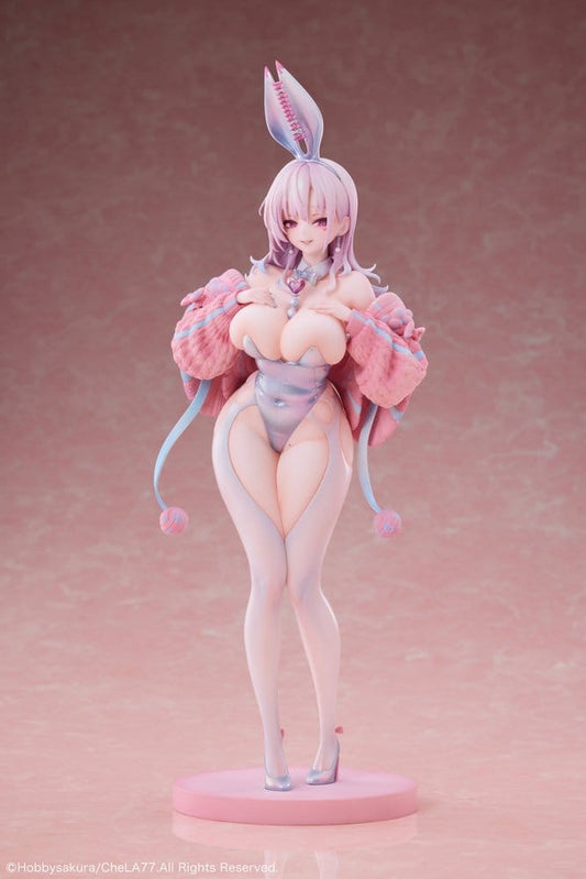 Original Character PVC Statue 1/6 Knit Bunny Girl illustration by CheLA77 Deluxe Edition 30 cm