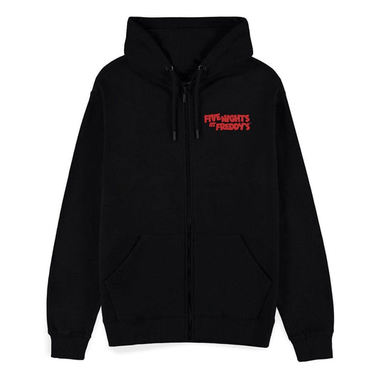 Five Nights at Freddy's Zipper Hoodie Can You Survive Size M