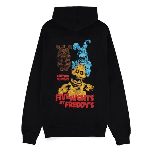 Five Nights at Freddy's Zipper Hoodie Can You Survive Size S
