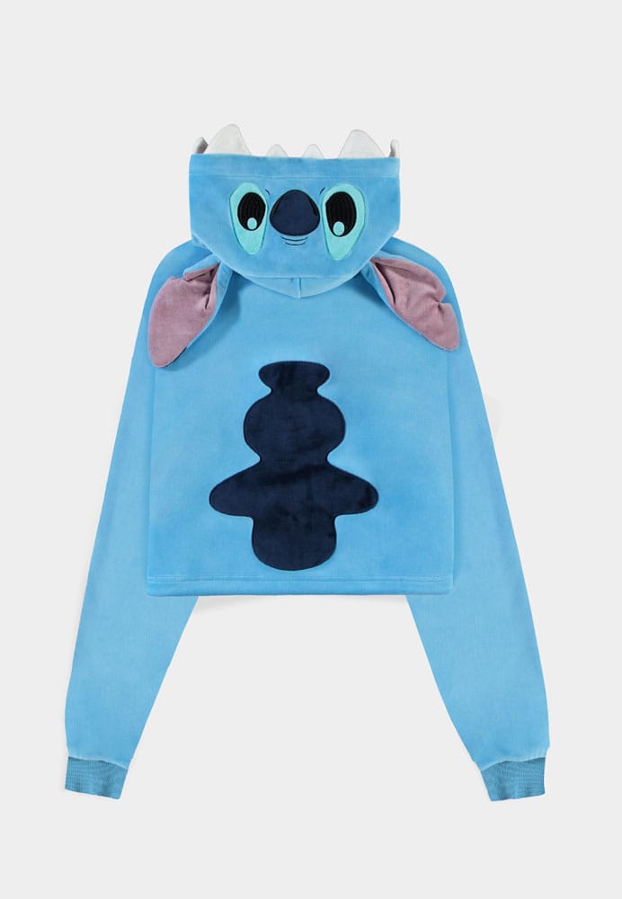 Lilo & Stitch Cropped Hooded Sweater Stitch Size M