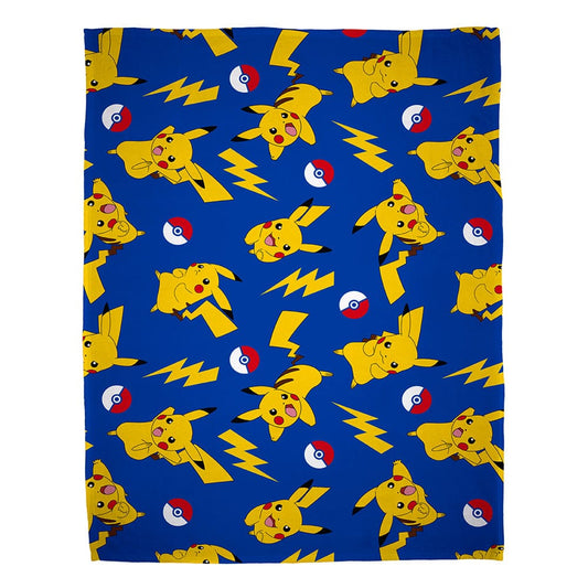 Pokemon blanket Pikachu Allover Print 130 x 170 cm
