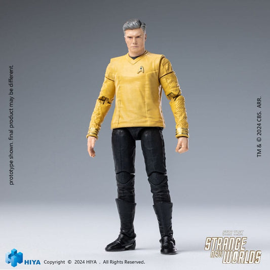 Star Trek Strange New Worlds Exquisite Mini Series Actionfigur 1/18 Pike 11 cm