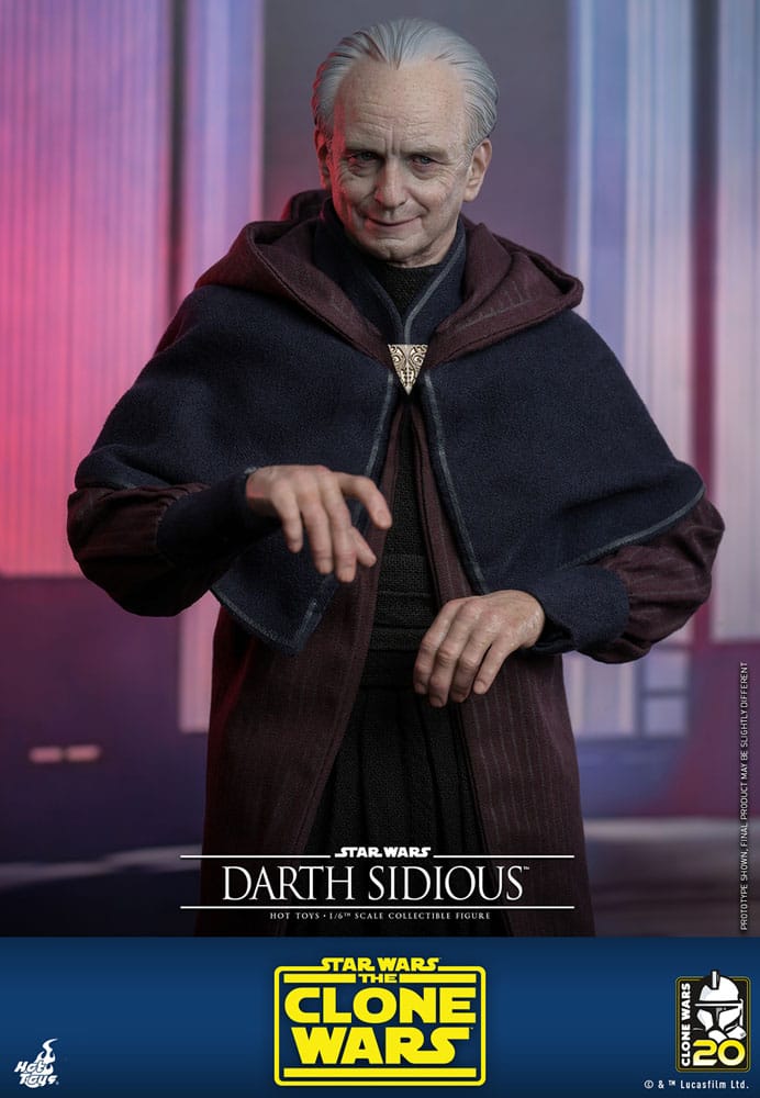 Star Wars: The Clone Wars Action Figure 1/6 Darth Sidious 29 cm Action figures