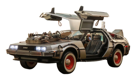Back to the Future III Movie Masterpiece Vehicle 1/6 DeLorean Time Machine 72 cm
