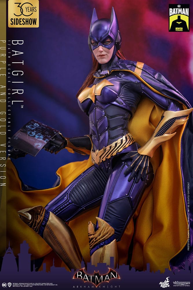 Batman Arkham Knight Videogame Masterpiece Action Figure 1/6 Batgirl (Purple and Gold Version) Exclusive 30 cm Action