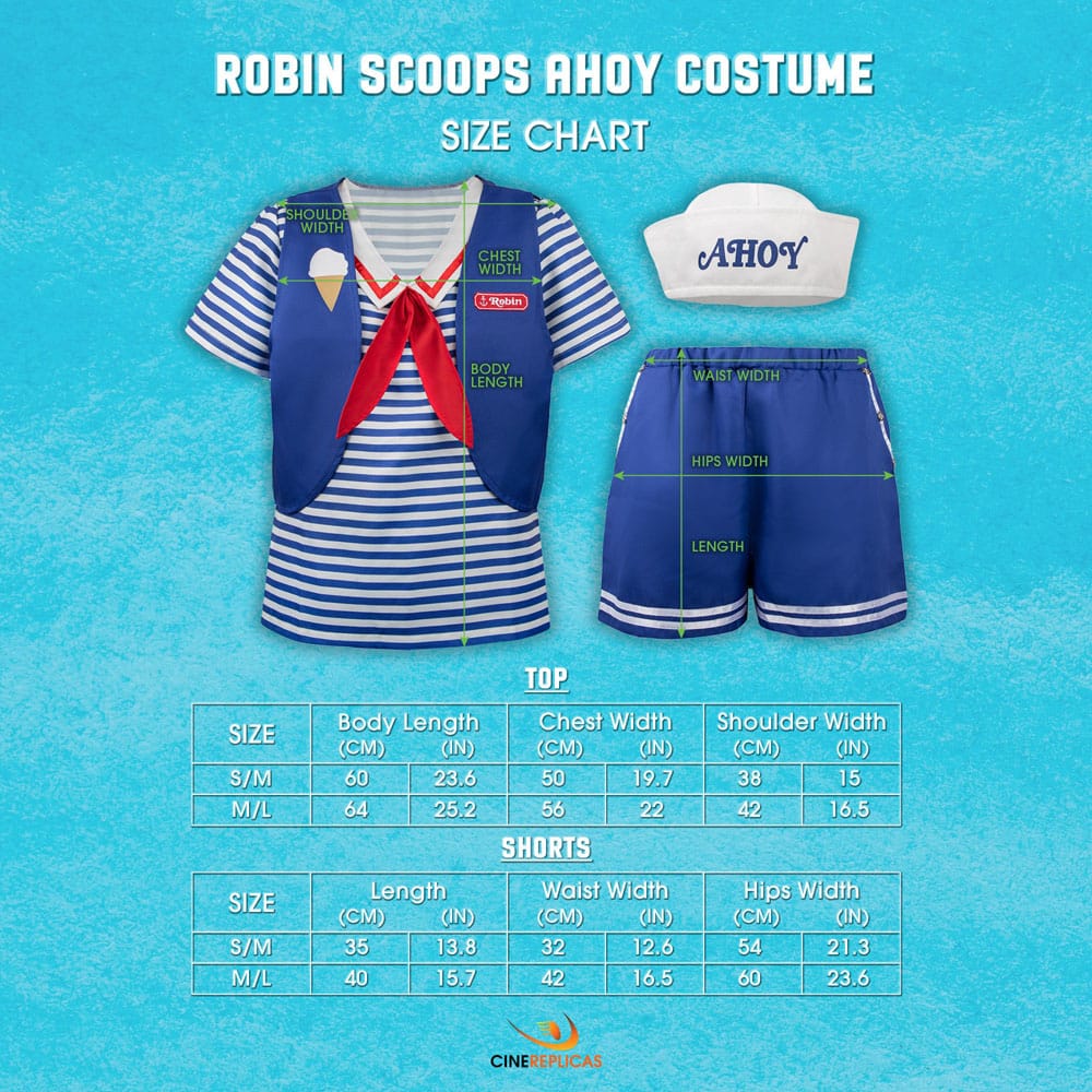 Stranger Things: Scoops Ahoy Robin Costume Costumes & Fun items