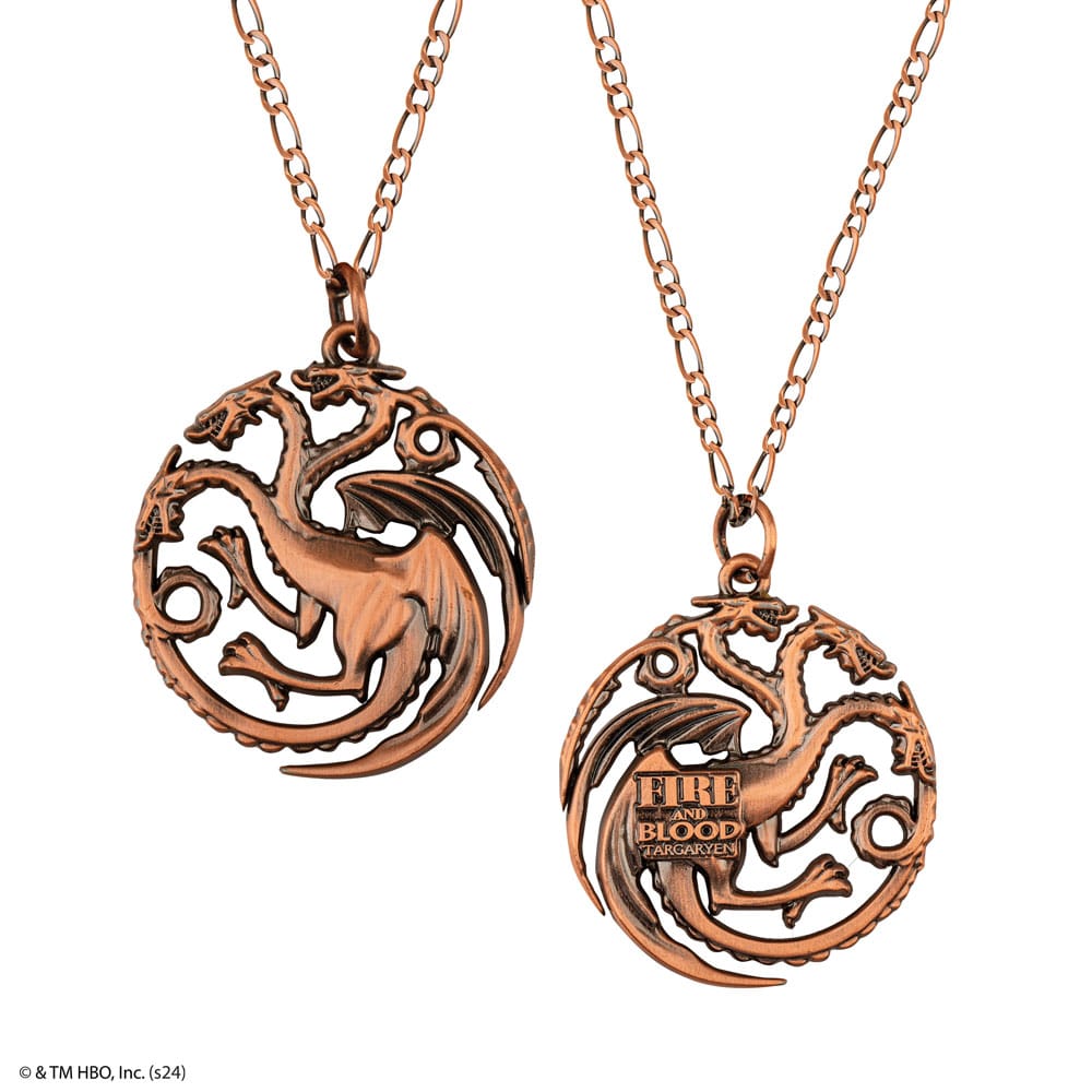 Game of Thrones Tree Ornament with Necklace Targaryen Footwear