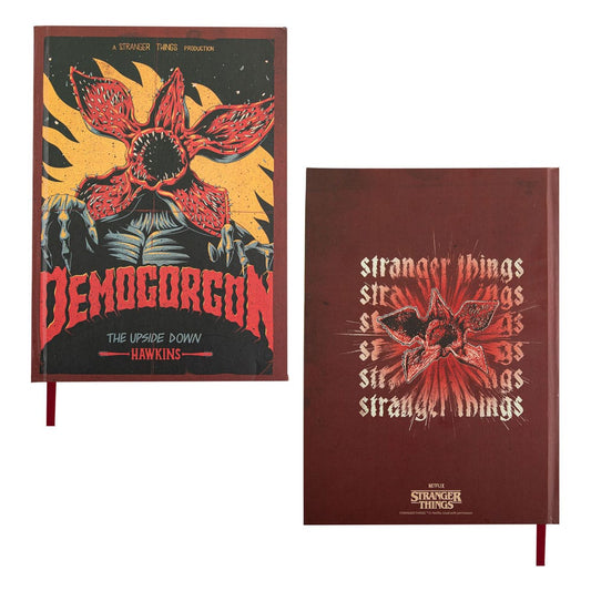 Stranger Things Notebook Demogorgon