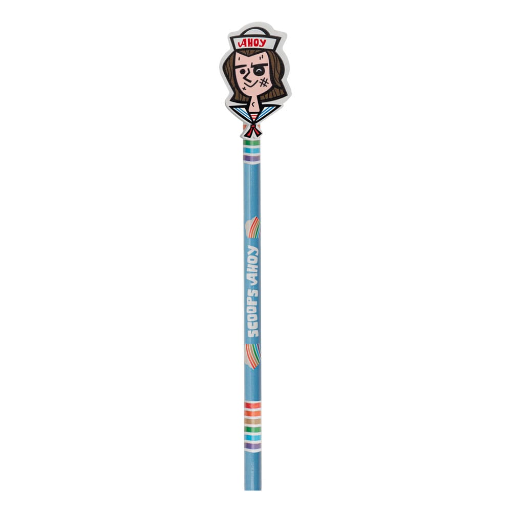 Stranger Things Pencil with Eraser Scoops Ahoy Steve Stationery