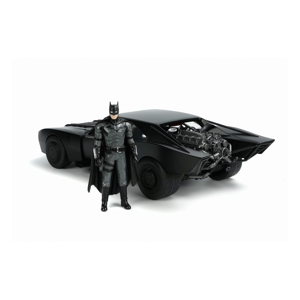 Batman 2022 Hollywood Rides Diecast Model 1/18 2022 Batmobile with Figure Vehicles