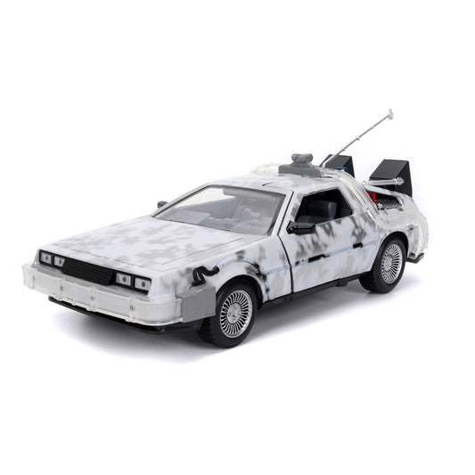 Back to the Future Diecast Model 1/24 Time Machine Frost