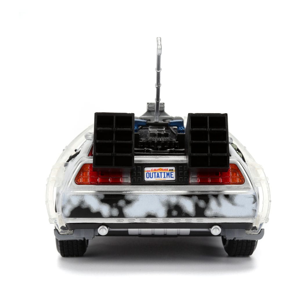 Back to the Future Diecast Model 1/24 Time Machine Frost Vehicles
