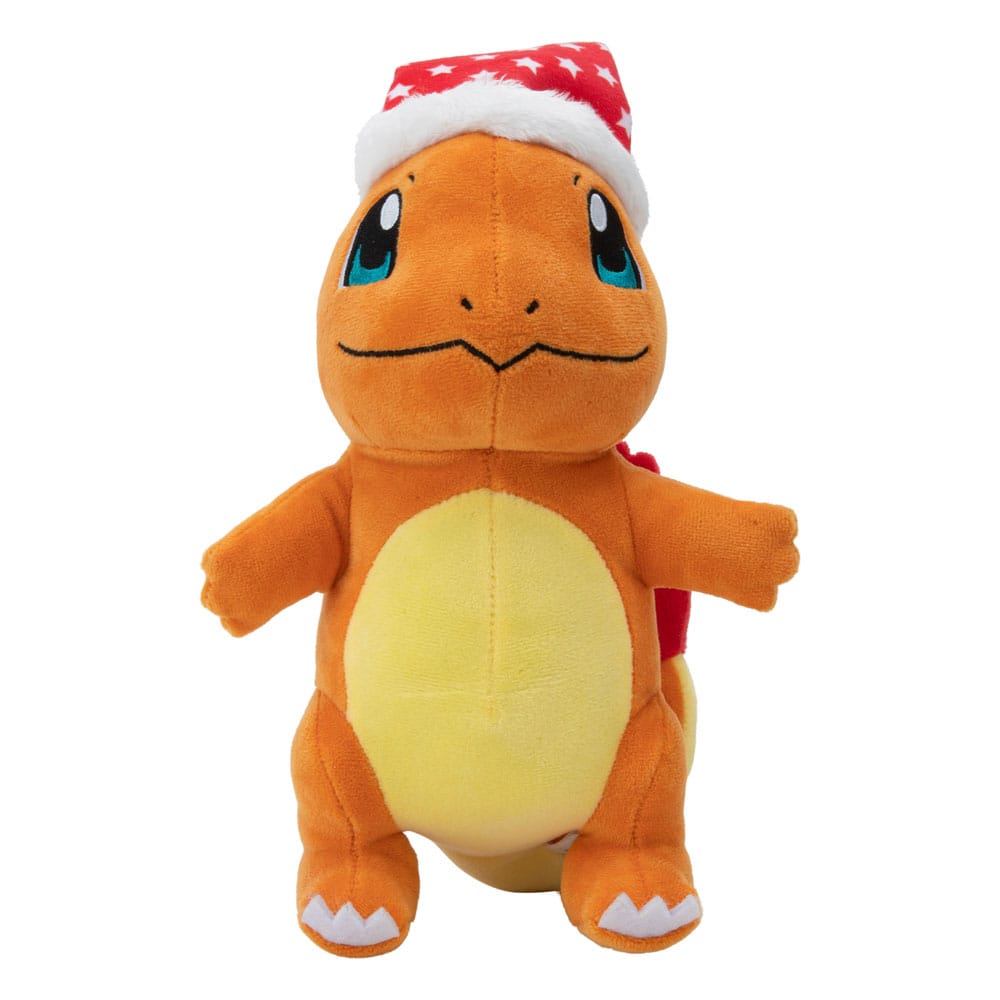 Pokémon Plush Figure Winter Charmander with Christmas Hat 20 cm Plushes