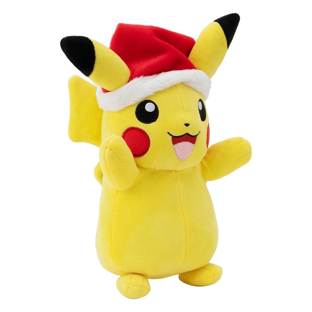 Pokémon Plush Figure Winter Pikachu with Christmas Hat 20 cm Plushes