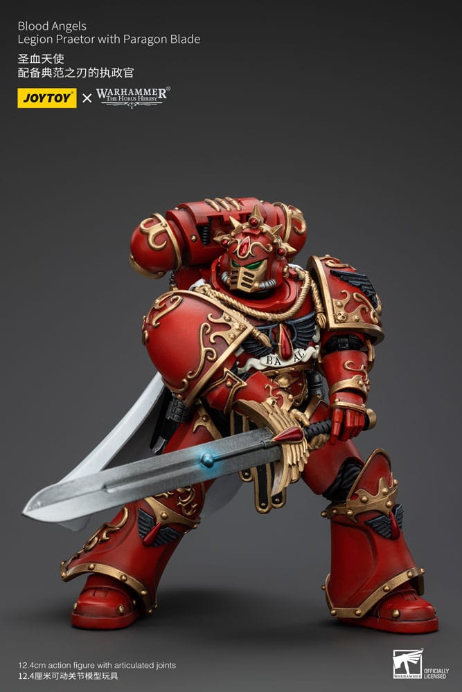 Warhammer The Horus Heresy Action Figure 1/18 Blood Angels Legion Praetor with Paragon Blade 13 cm Action figures