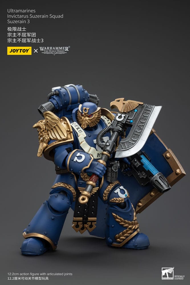 Warhammer The Horus Heresy Action Figure 1/18 Ultramarines Invictarus Suzerain Squad Suzerain 3 12 cm Action figures