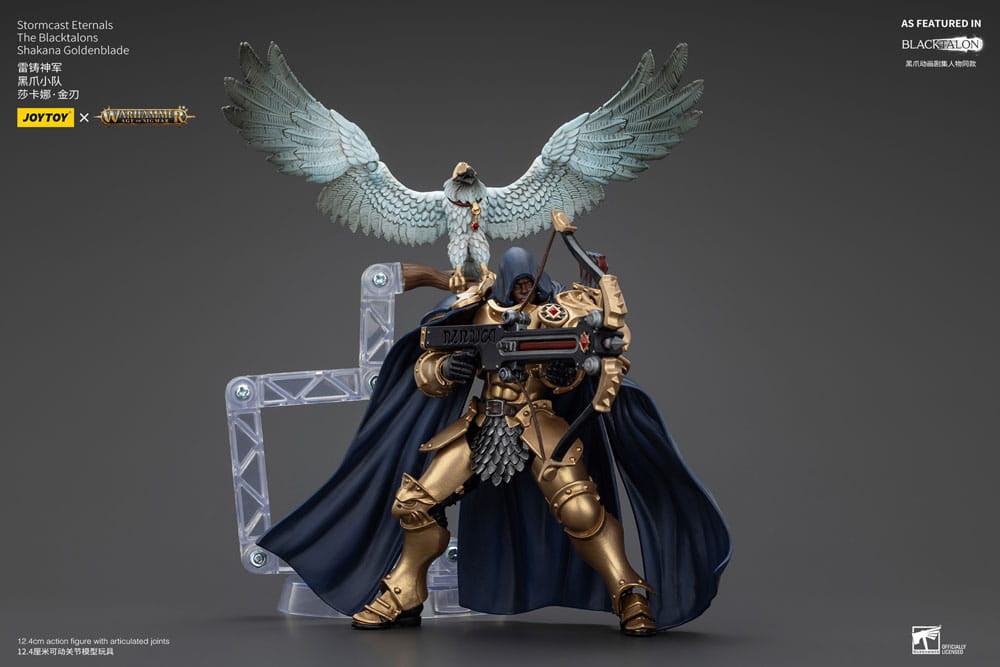 Warhammer Age of Sigmar Actionfigur Stormcast Eternals The Blacktalons Shakana Goldenblade 20 cm Action figures