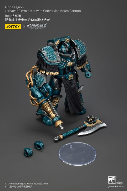 Warhammer The Horus Heresy Action Figure Alpha Legion Lernaean Terminator with Conversion Beam Cannon 20 cm