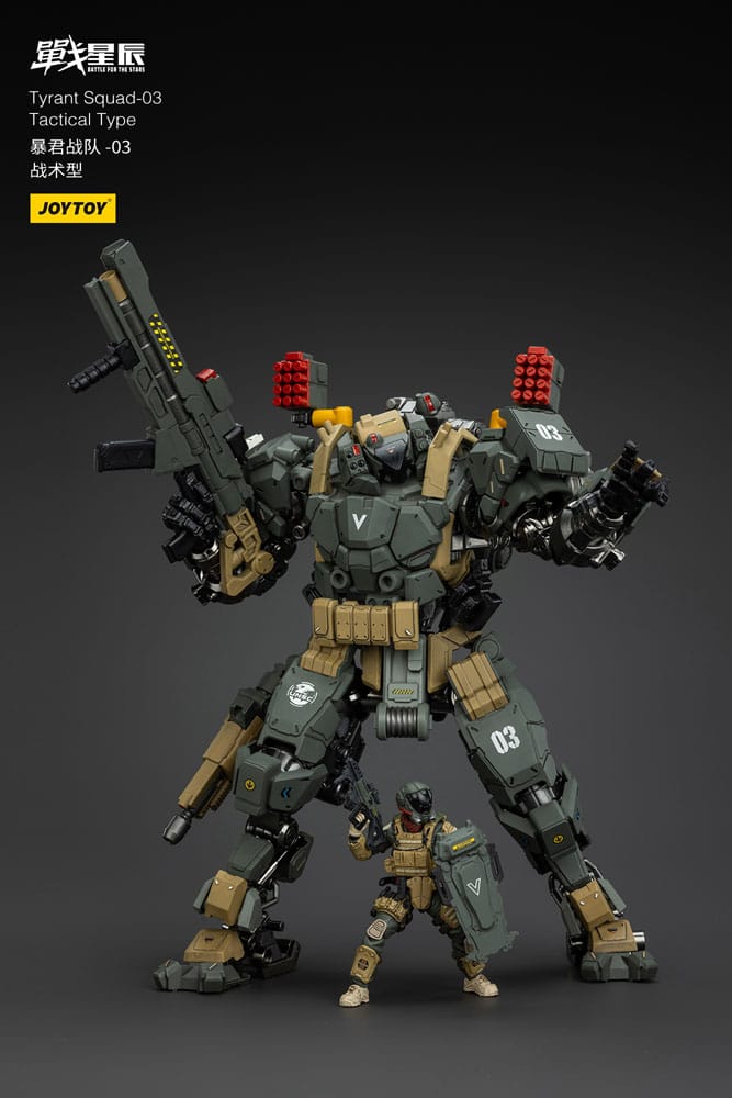 Battle For the Stars Actionfigur Tyrant-03 Tactical Type 36 cm