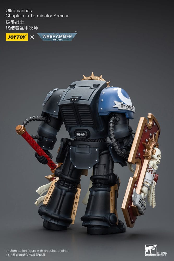 Warhammer 40k Action Figure 1/18 Ultramarines Chaplain in Terminator Armour 12 cm Action figures