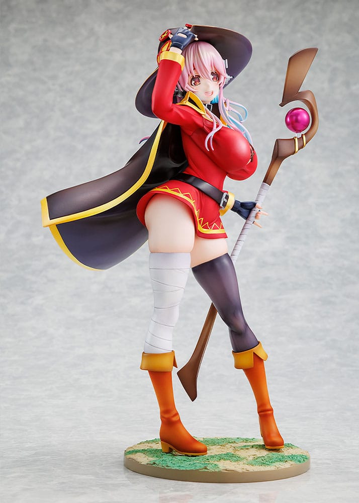Super Sonico x Konosuba PVC Statue 1/7 Super Sonico Megumin collaboration Ver. 25 cm Statues