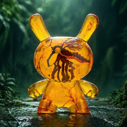 Dunny Art Toy Resin Figure Amber 20 cm