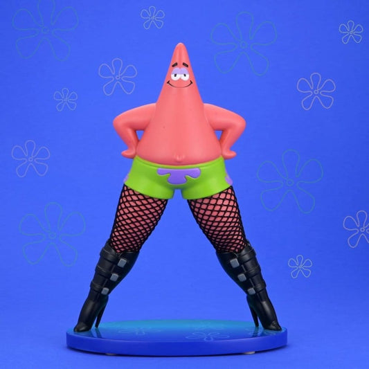 SpongeBob SquarePants Goofy Goober Rock Art Figure Patrick Star in Fishnets 15 cm