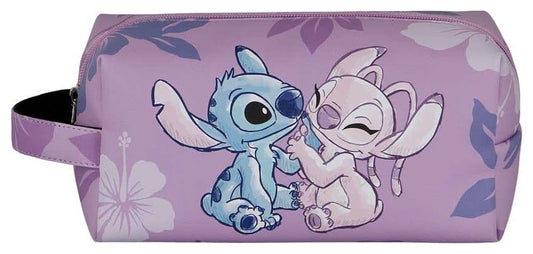 Lilo & Stitch Plus Brick Travel Toiletry Bag Stitch & Angel Pink