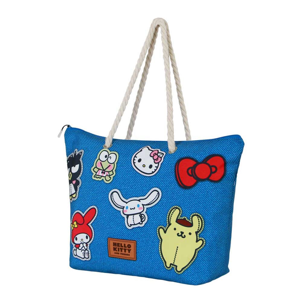 Sanrio Soleil Beach Bag Hello Kitty Stickers Blue Bags