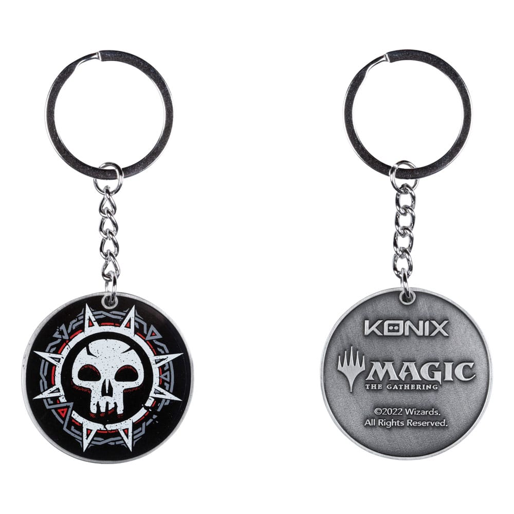 Magic the Gathering Keychain Black Mana Keyrings