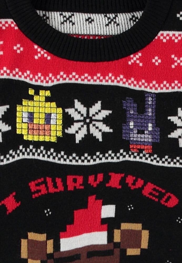 Five Nights at Freddy’s Sweater Survived Five Nights (Christmas Jumper) Size S Sweaters