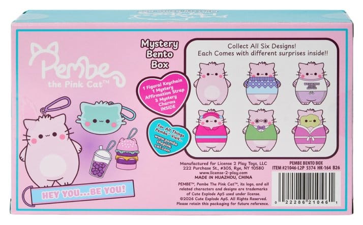 Pembe Keyrings Blind Box Bento Box Display 8 cm (8)