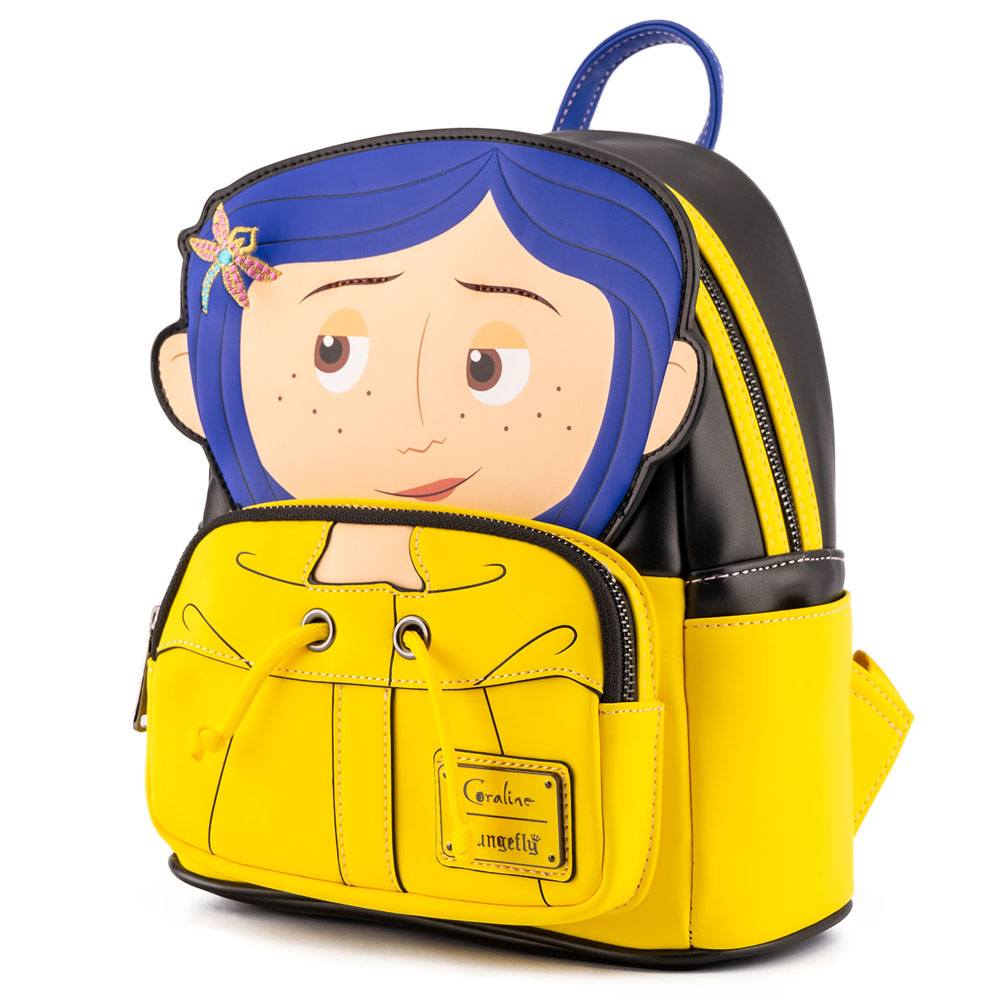 Coraline by Loungefly Backpack Laika Coraline Rain Coat Cosplay