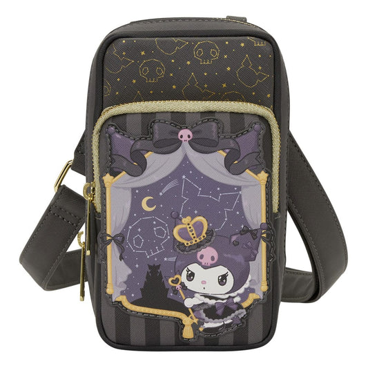 Sanrio by Loungefly Crossbody with Coin Bag 20th Anniversary Kuromi Cell Phone