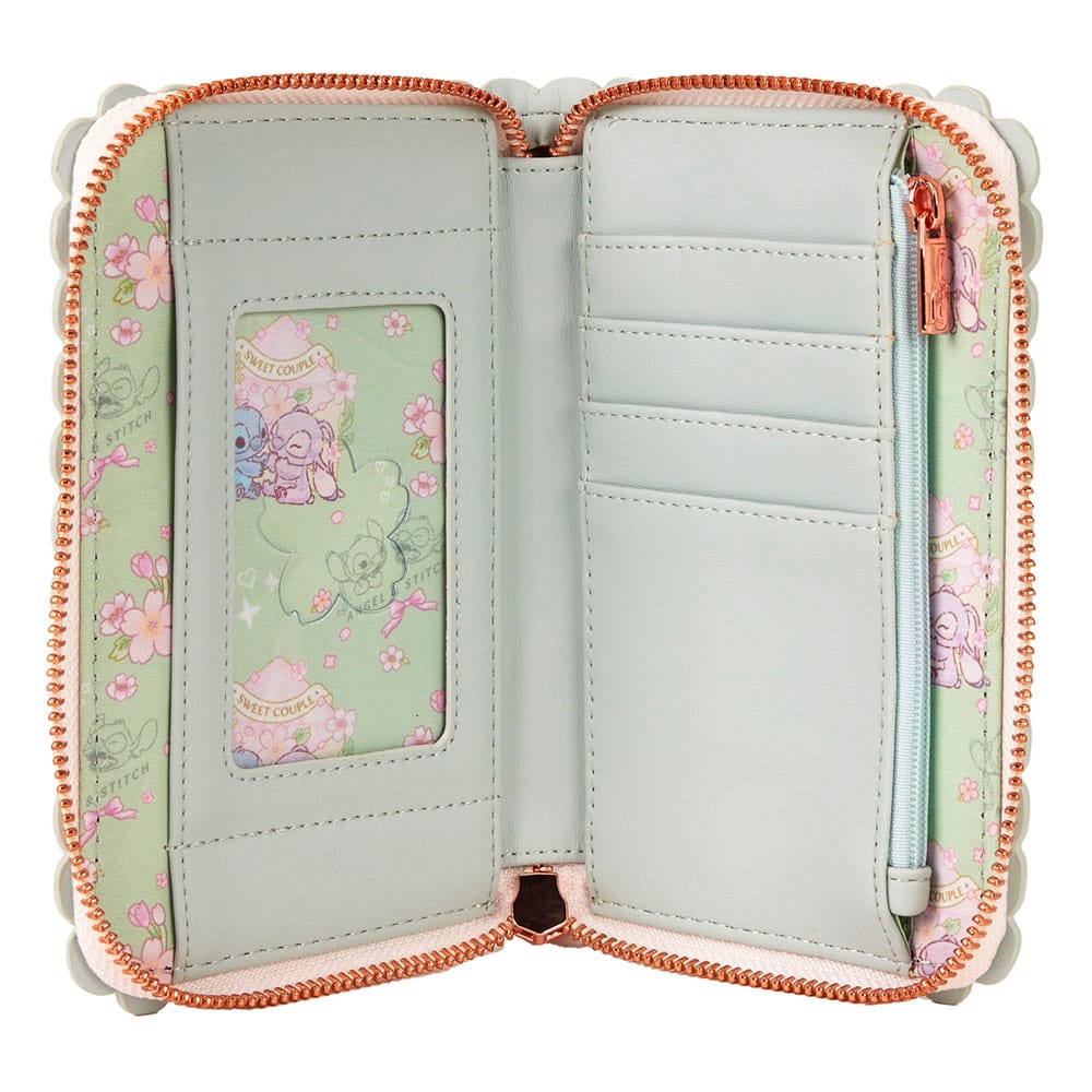 Disney by Loungefly Wallet Cute Stitch Cherry Blossom