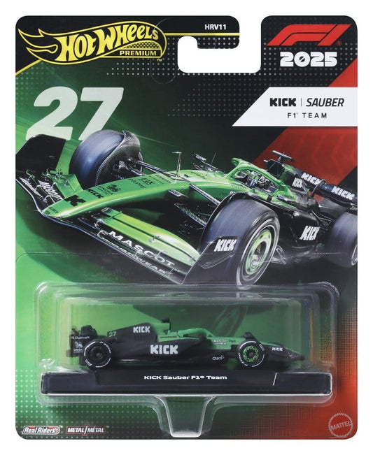Formula 1 Hot Wheels Premium Die-Cast Vehicle 1:64 Team Sauber: Driver 1