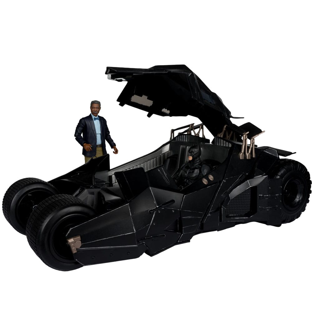 DC Multiverse Vehicle Tumbler with Lucuis Fox (The Dark Knight) (Gold Label) Vehicles