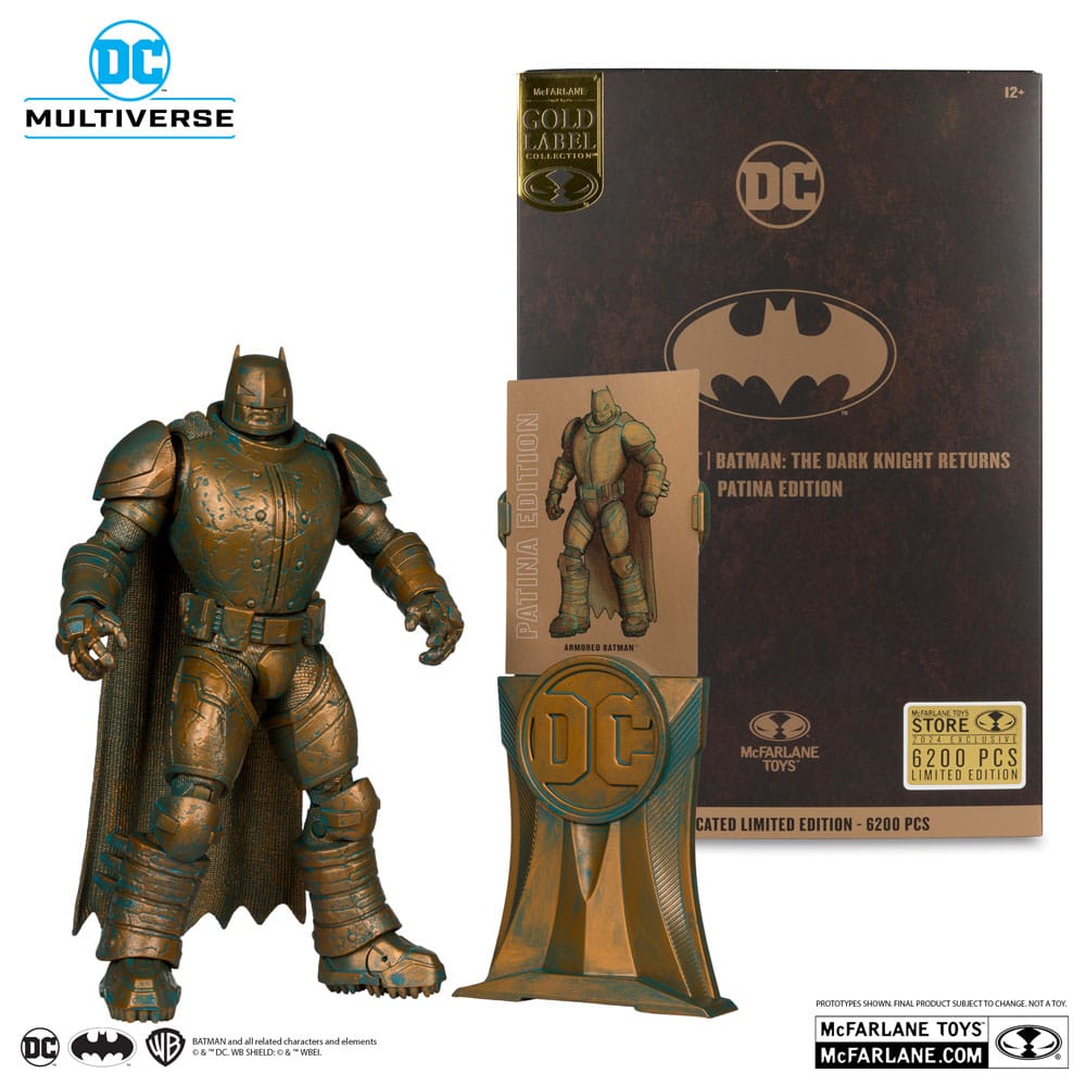 DC Multiverse Action Figure Armored Batman (Batman: The Dark Knight Returns) Patina Edition (Gold Label) 18 cm Action