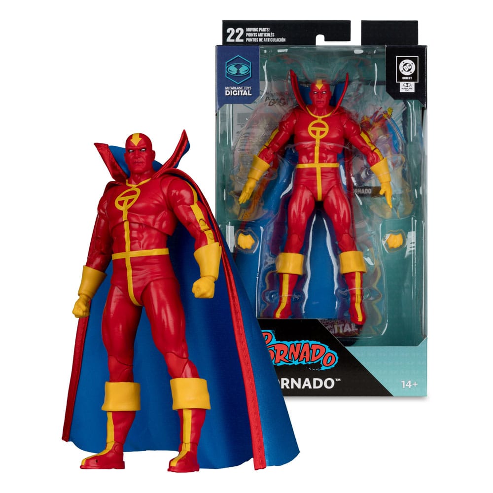 DC Direct McFarlane Toys Digital Action Figure Red Tornado (Bronze Age) 18 cm