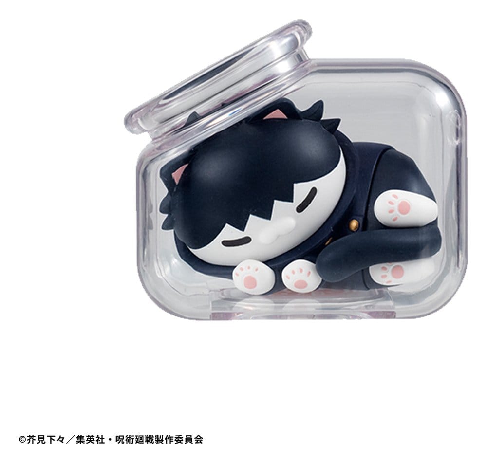 Jujutsu Kaisen Mega Cat Project Trading Figure Good Night Jujutsu Cats 7 cm Assortment (6)