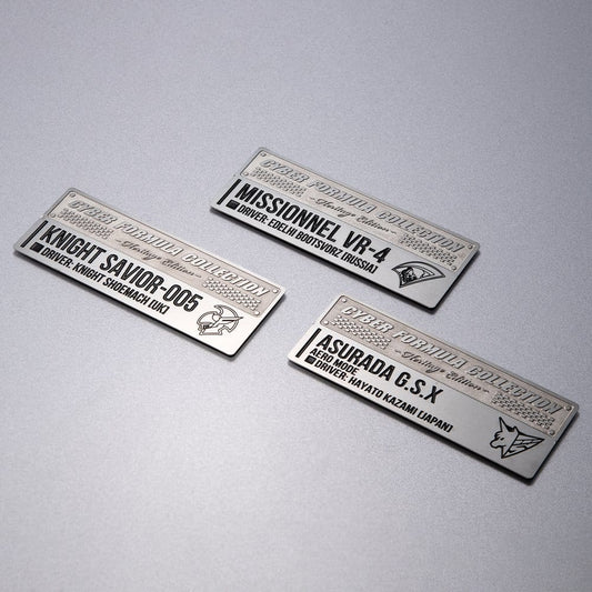 Future GPX Cyber Formula Cyber Formula Collection -Heritage Edition- Vehicle Set 3-Pack Asurada G.S.X Aero Mode & Knight Savior 005 & Missionel VR-4