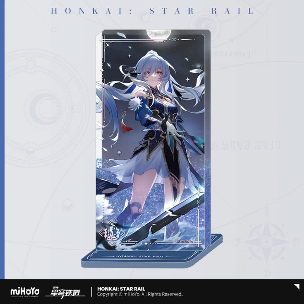 Honkai: Star Rail Light Cone Acryl Ornament with Glitter: Jingliu I shall be my own Sowrd 15 cm