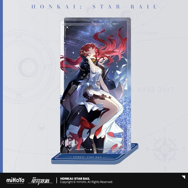 Honkai: Star Rail Light Cone Acryl Ornament with Glitter: Himeko Night on the Milky Way 7 cm Decoration