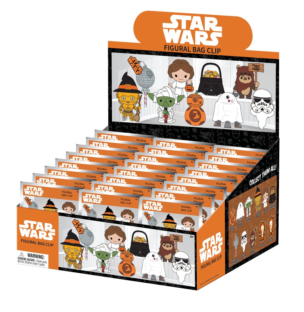 Star Wars 3D PVC Bag Clips Halloween Display (24)