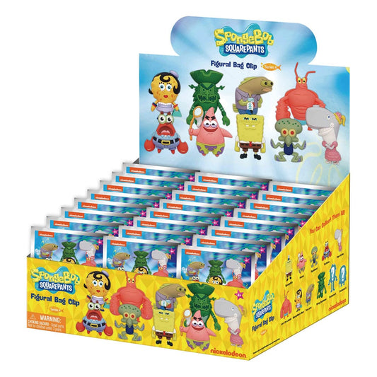 Nickelodeon Classics 3D PVC Bag Clips Series 4 Display (24)