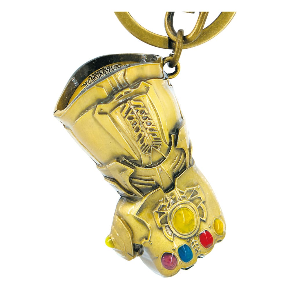 Marvel Metal Keychain Infinity Gauntlet Keyrings
