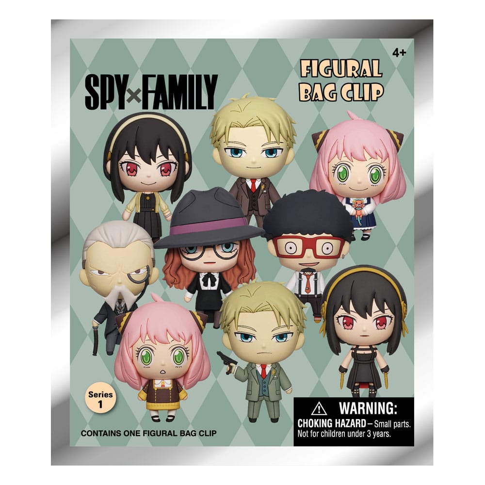 Spy x Family 3D Foam Bag Clips Series 1 Display (24)
