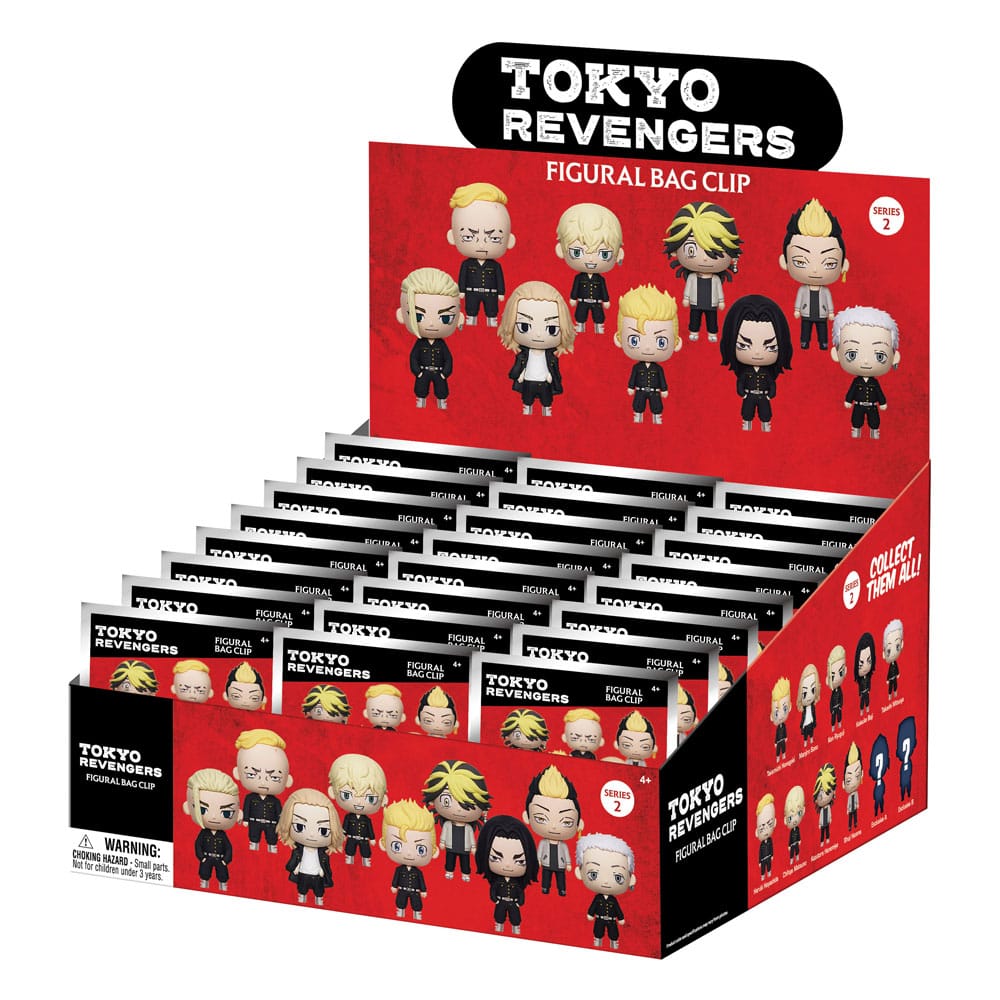 Tokyo Revengers 3D PVC Bag Clips Series 2 Display (24)