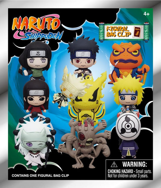 Naruto 3D Foam Bag Clips Series 8 Display (24)